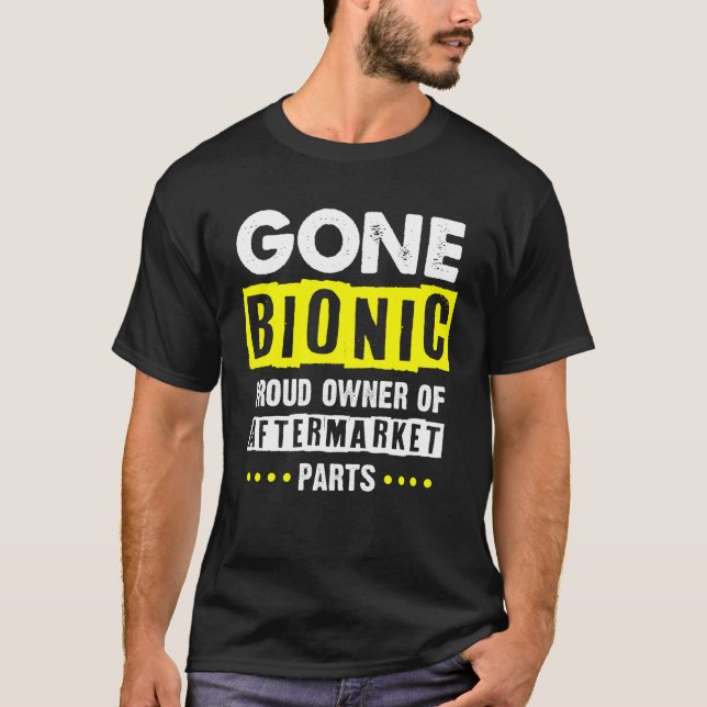 Camiseta Peças Pós-Venda Biónicas -Gone Bionic - Joelho Qua (Frente)