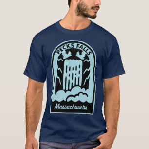 Camiseta Pecks Falls Massachusetts Super Tamanho