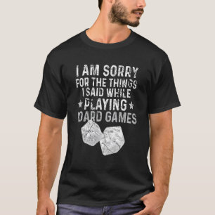 Camiseta Peço Desculpas pelas Coisas que Disse Enquanto Jog