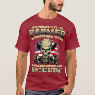 Camiseta Pecuária Fazenda de Presente do Agricultor Americ
