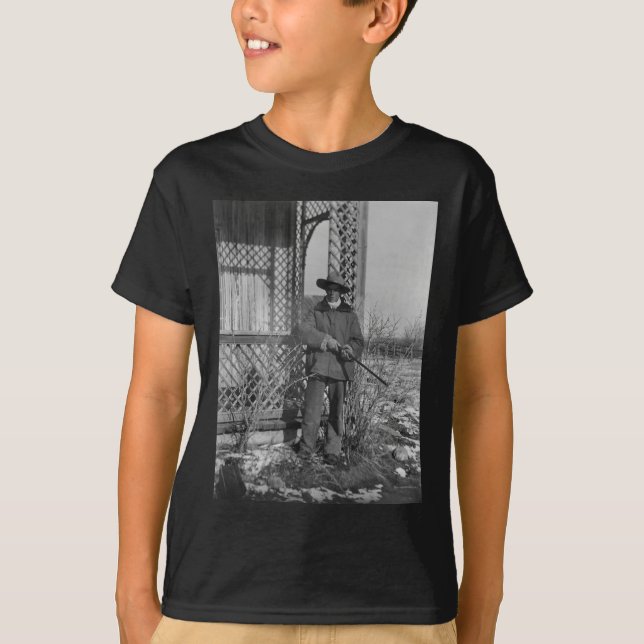 Camiseta Pecuarista Cowboy ou Fora da Lei Canadense do Velh (Frente)