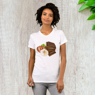 Camiseta Pedaços de chocolate Mulheres T-Shirt