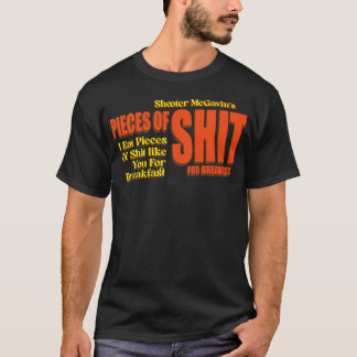 Camiseta Pedaços de Shooter McGavins de Cereal de Café da M