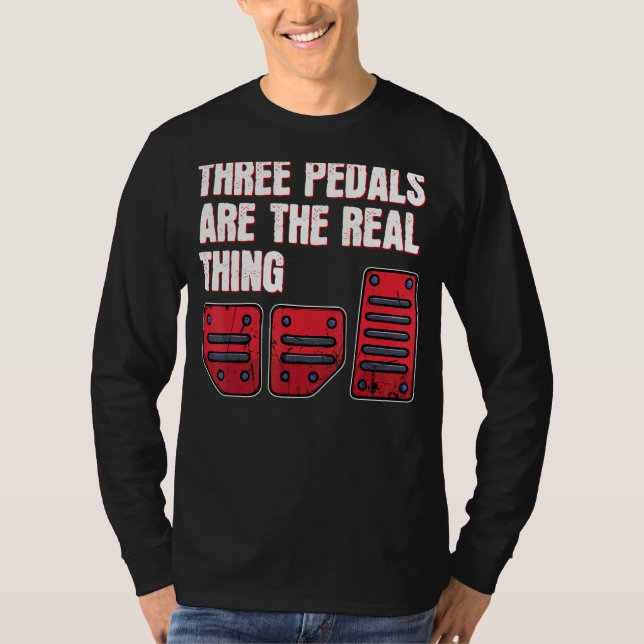 Camiseta Pedal Ca Do Pedal Do Travão Do Acelerador De Condu (Frente)