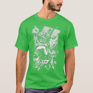 Camiseta Pedal de guitarra de metal pesado supernaut m astr