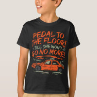 Pedal para o chão até que não vá mais