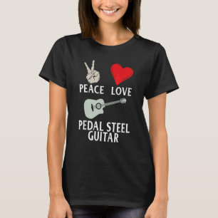 Camiseta Pedal Steel Guitar Instrumento Pedal Steel Guitari