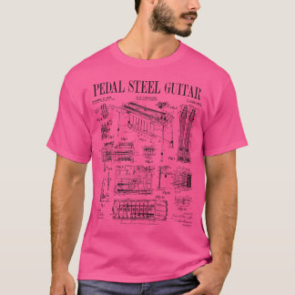 Camiseta Pedal Steel Guitar Player Guitarrista Funny Vintag