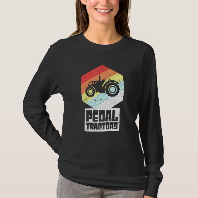 Camiseta Pedal Trator Coleta Antiguidades 1 (Frente)