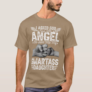 Camiseta Pedi a Deus por um anjo Ele me enviou meu(a) pirra