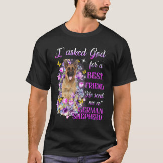 Camiseta Pedi a Deus um Melhor Amigo Ele Me Mandou Meu Alem