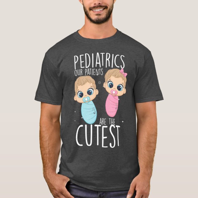 Camiseta Pediatria Médica Doentes Enfermeiros Pediátricos (Frente)