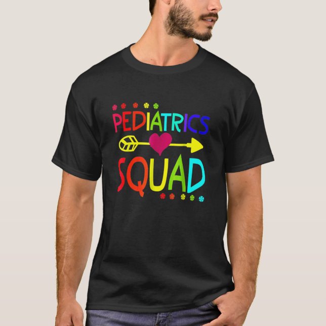 Camiseta Pediatria Squad Peds Registrou Enfermeira School P (Frente)