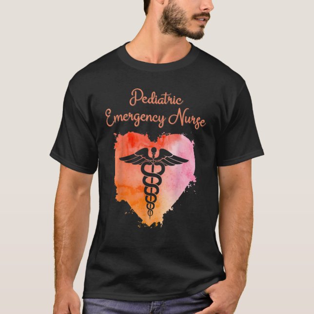 Camiseta Pediatric Emergency Nurse  Nurses Graduation Caduc (Frente)