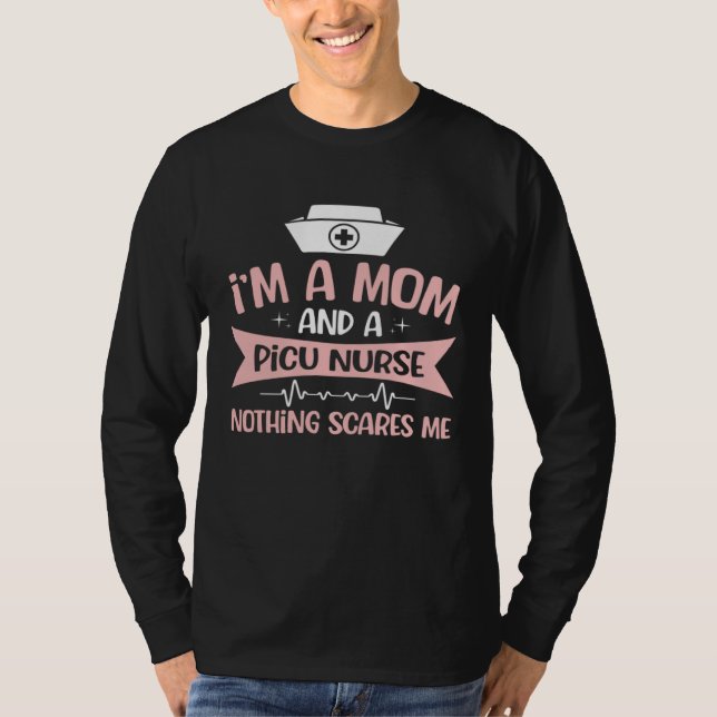 Camiseta Pediatric Nurse PICU Nurse (Frente)
