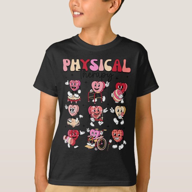 Camiseta Pediatric Physical Therapy Pt Pta Happy Valentine' (Frente)