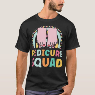 Camiseta Pedicure Squad Engraçado Correspondência Para Meni
