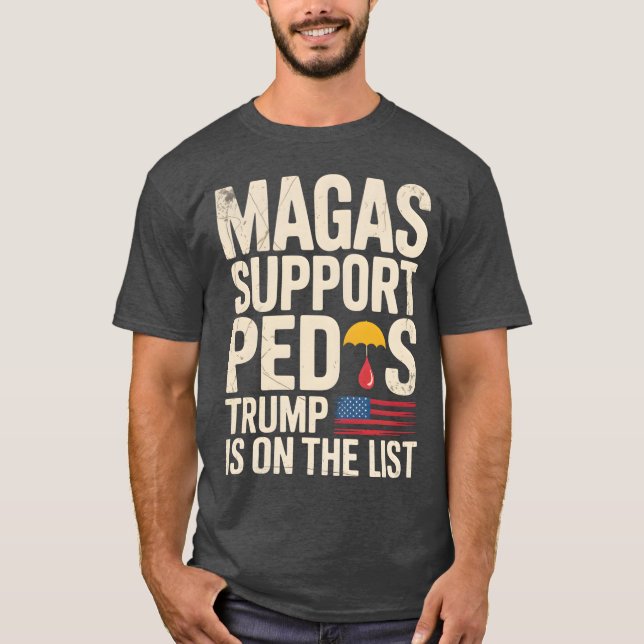 CAMISETA PEDOS DE SUPORTE DE MAGAS (Frente)