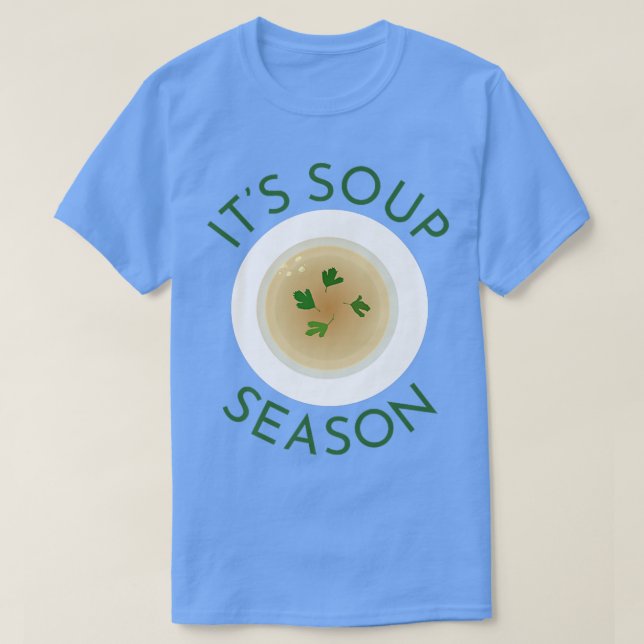Camiseta Pedra da Sopa Cozinhar de Comida de Souta de Souta (Frente do Design)