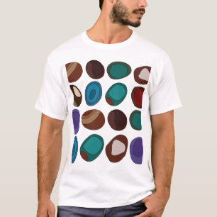 Camiseta Pedra de Ágata Colorida Cristal Terapeuta