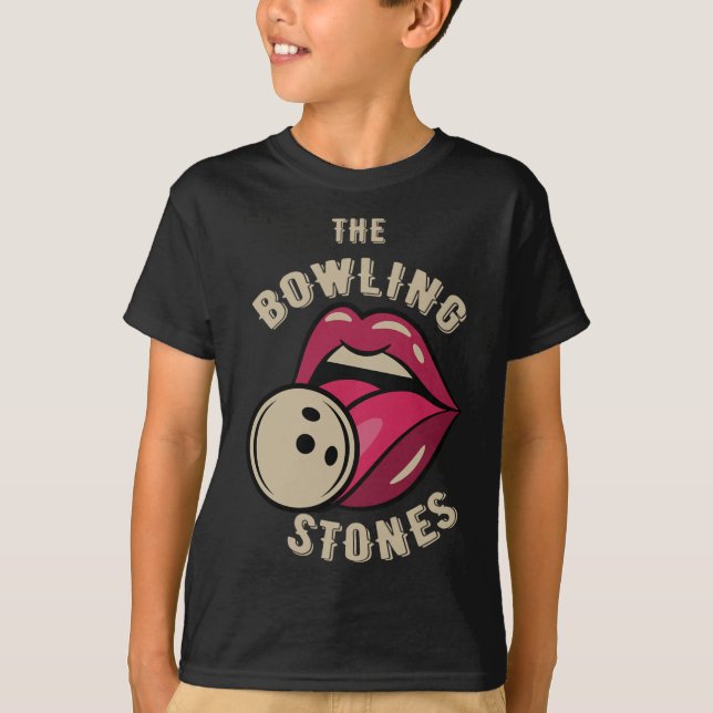 Camiseta Pedra de Boliche com Piada Engraçada (Frente)