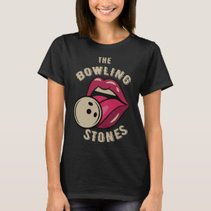 Camiseta Pedra de boliche com trocadilho engraçado