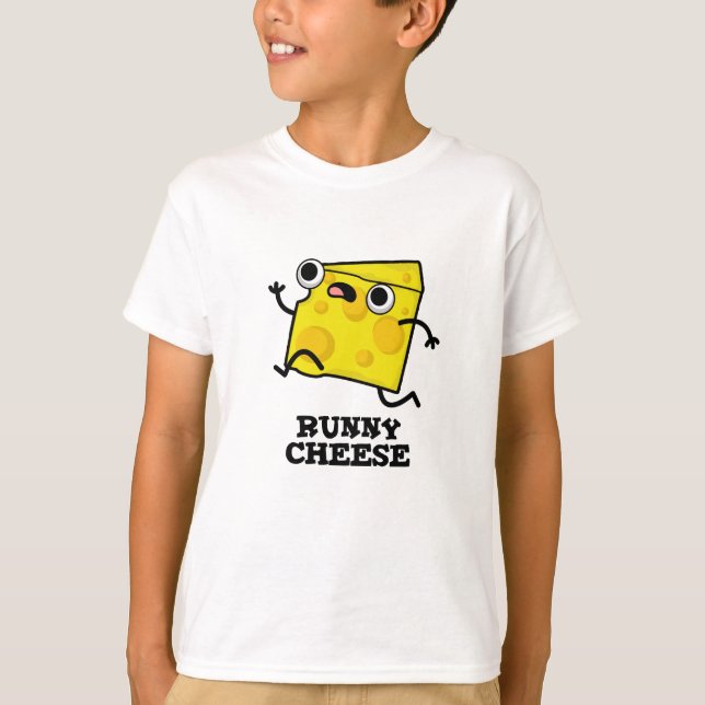 Camiseta Pedra De Comida Engraçado De Queijo (Frente)