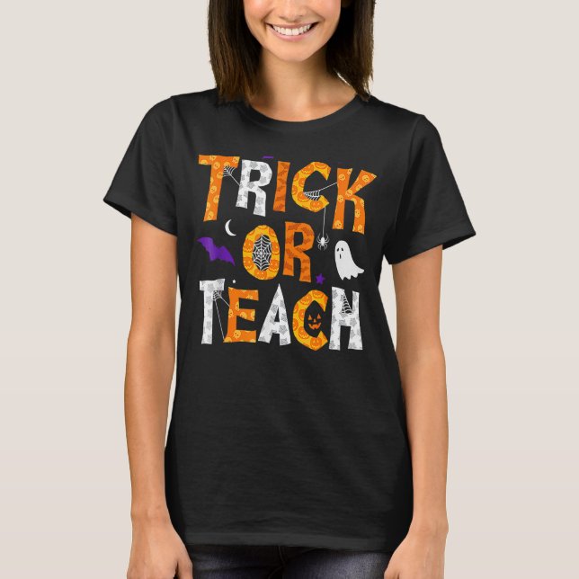 Camiseta Pedra de Queda na Escola de Professores do Dia das (Frente)