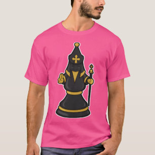 Camiseta Pedra de xadrez Bishop no Chess com Funcionarios