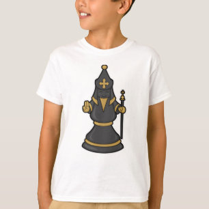 Camiseta Pedra de xadrez Bishop no Chess com Funcionarios