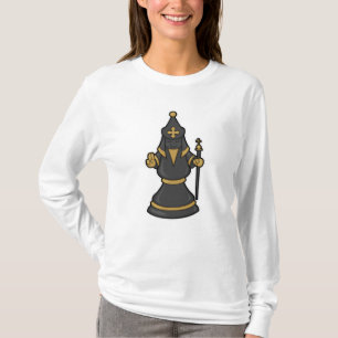 Camiseta Pedra de xadrez Bishop no Chess com Funcionarios