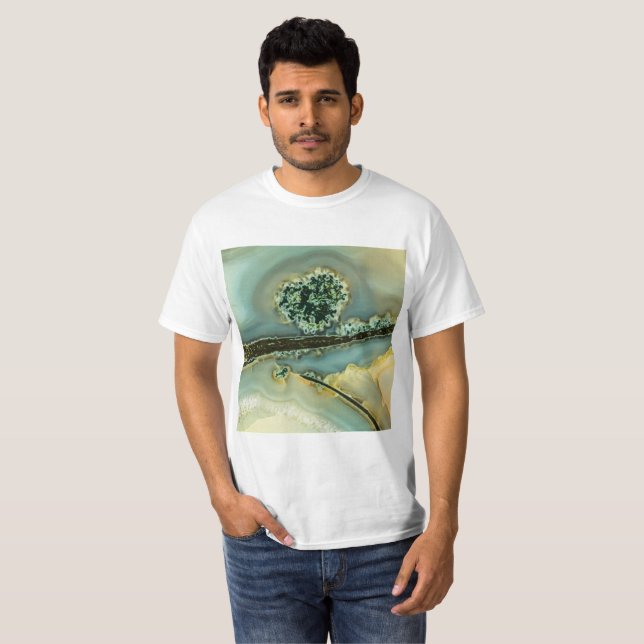 Camiseta pedra dentro a semirprecioso (Frente Completa)