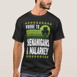 Camiseta Pedra Distinta Para Shenanigans E Ruas Malarkey Pa
