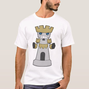 Camiseta Pedra do Xadrez Rook Chess