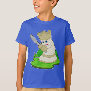 Camiseta Pedra do Xadrez Rook Chess