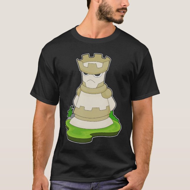 Camiseta Pedra do Xadrez Rook Chess (Frente)