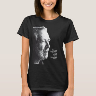 Camiseta Pedra Falardeau citação Quebeque Quebequesa