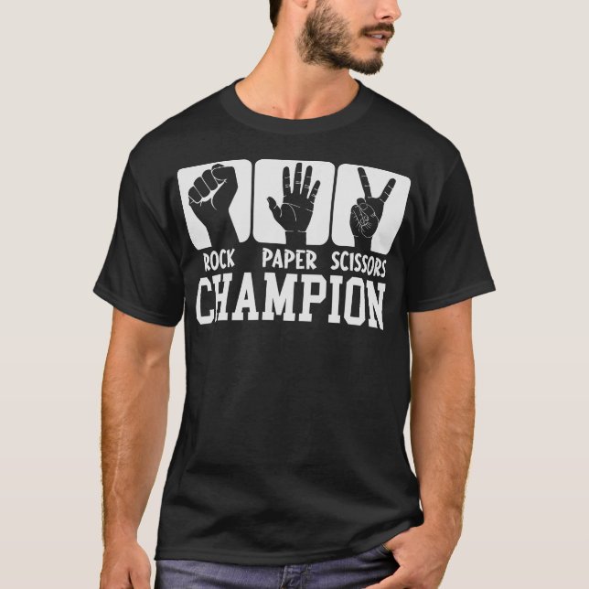 Camiseta Pedra, Papel e Tesoura S2 (102) (Frente)