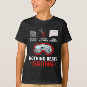 Camiseta Pedra Papel Tesoura Nada Derrota o Esqui