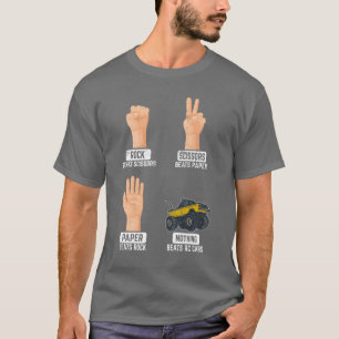Camiseta Pedra Papel Tesoura Nada Ursos Carros RC Controle