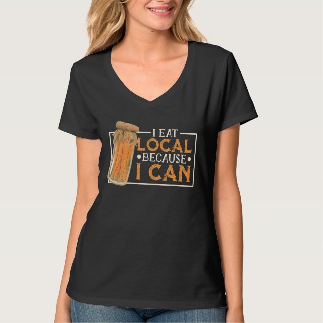 Camiseta Pedras De Jar Que Como Local Porque Posso (Frente)