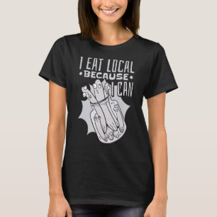 Camiseta Pedras De Jar Que Como Local Porque Posso Comer 2
