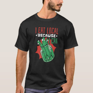 Camiseta Pedras De Jar Que Como Local Porque Posso Comer 3
