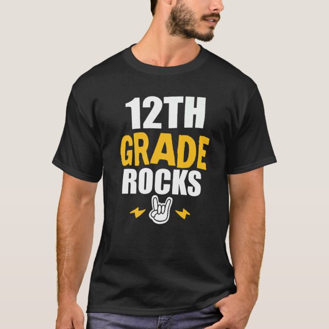 Camiseta Pedras Do Grau 12 De Volta Para A Faculdade (Frente)