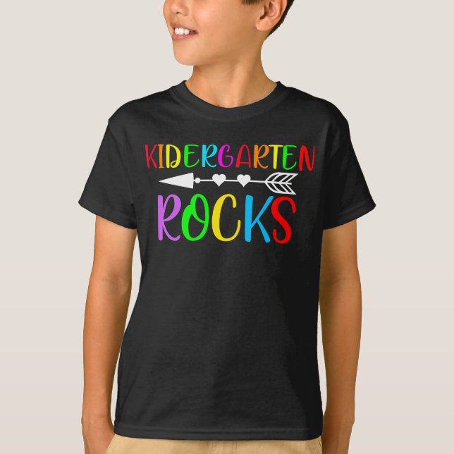 Camiseta pedras do jardim de infância (Frente)