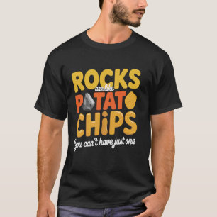 Camiseta Pedras Engraçadas e Comparação de Batatas Fritas G