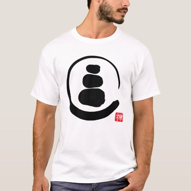 Camiseta Pedras Zen Enzo Circle e Zen (Frente)