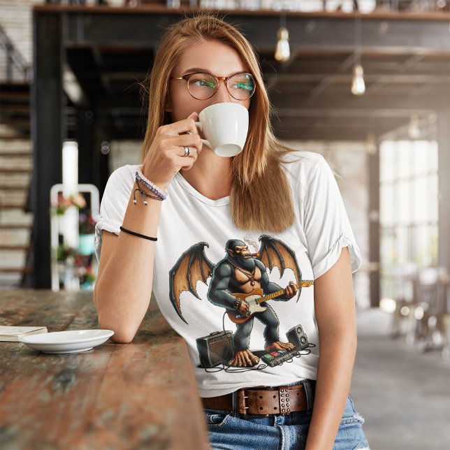 Camiseta Pedreiros Bigfoot em Violão (Criador carregado)