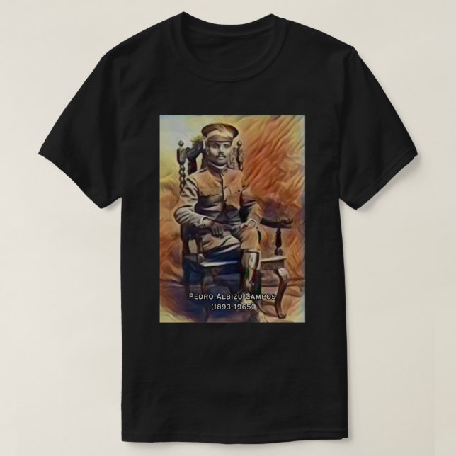 Camiseta Pedro Albizu Campos (Frente do Design)