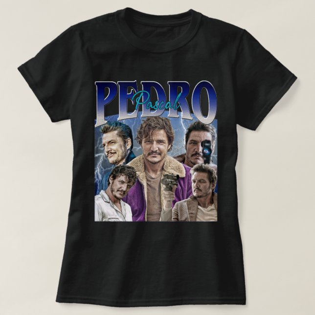 Camiseta Pedro Pascal Homage (Frente do Design)